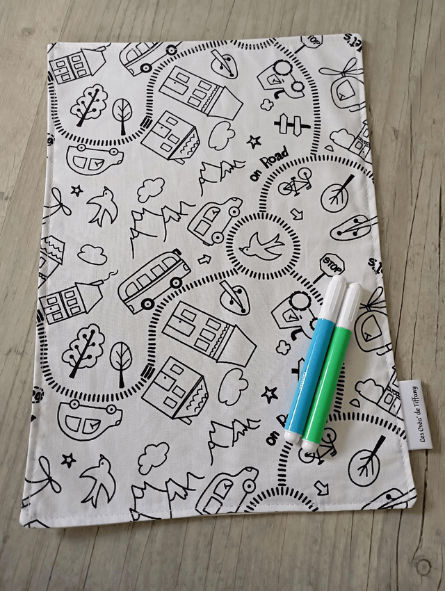 Feuille à colorier.