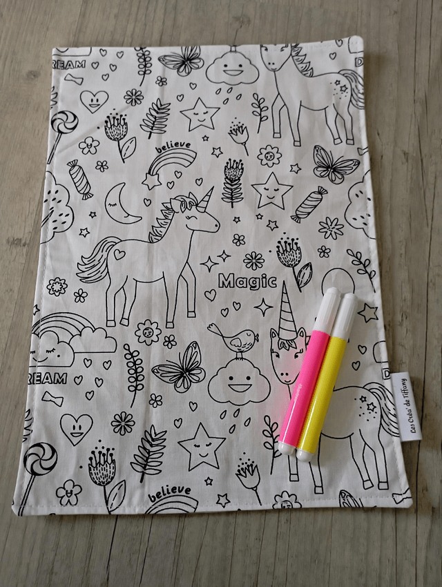 Feuille à colorier.