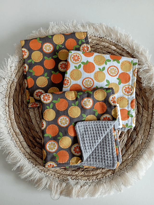 Essuie tout lavable 3 feuilles.
