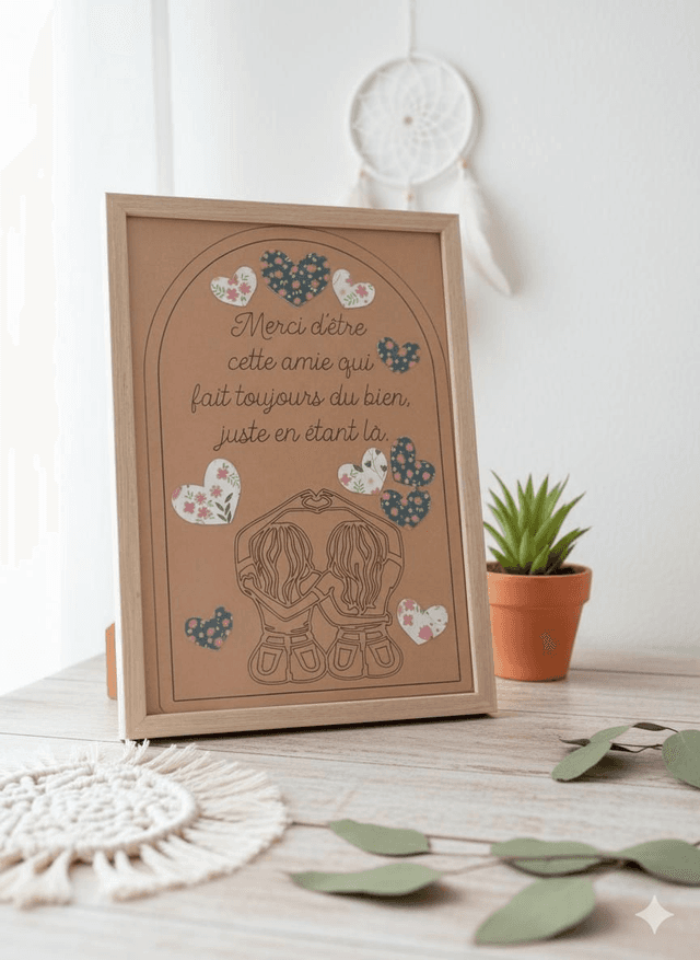 Cadre citation &quot;pour les amies&quot;